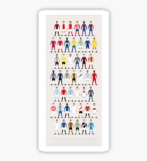 Football Kits of the World Sticker