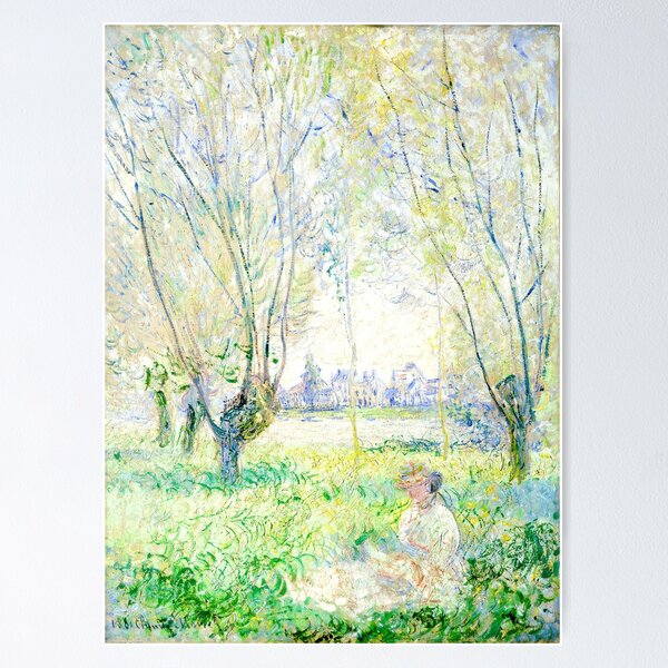 Item preview, Claude Monet - Woman Seated under the Willows designed and sold by Kyle Hamar.