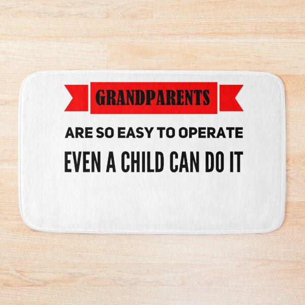 Item preview, Grandchildren Quote - Easy To operate designed and sold by SuperMerchMan.