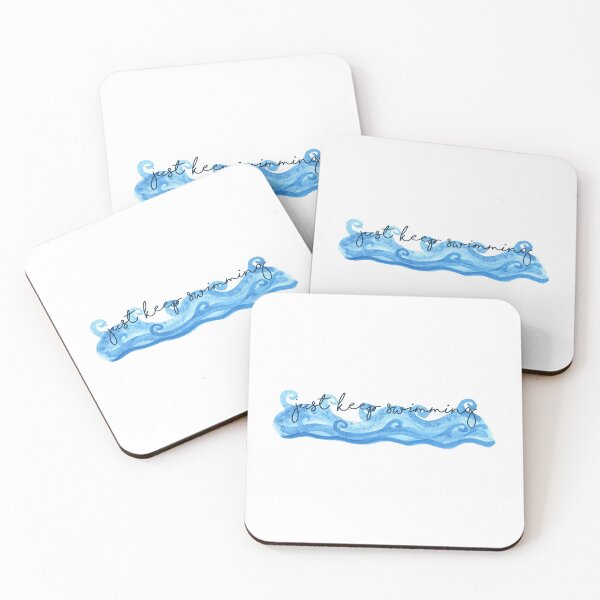 Item preview, Just Keep Swimming - Cursive  designed and sold by lohtus.