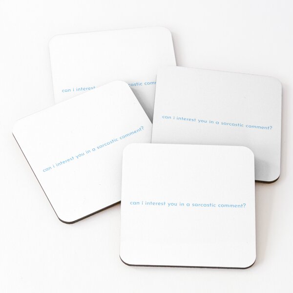 Item preview, can i interest you in a sarcastic comment? - light blue/periwinkle designed and sold by lohtus.