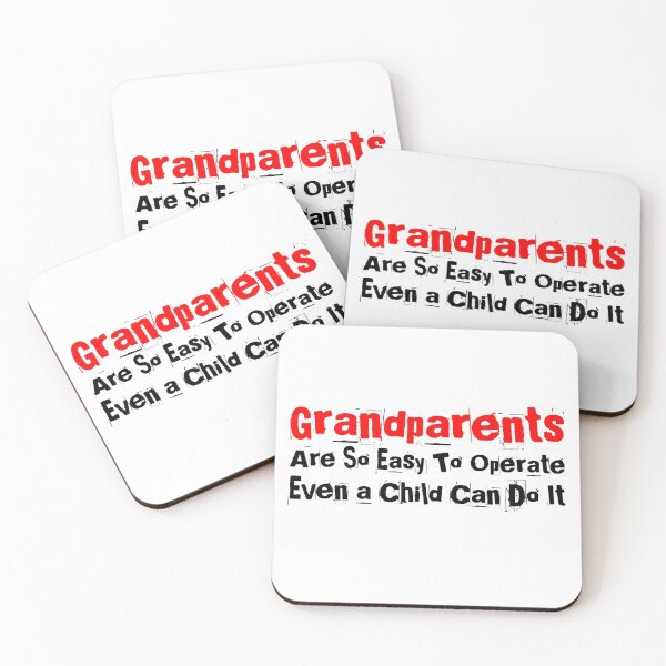 Item preview, Grandchildren Quote - Grandparents Are easy designed and sold by SuperMerchMan.
