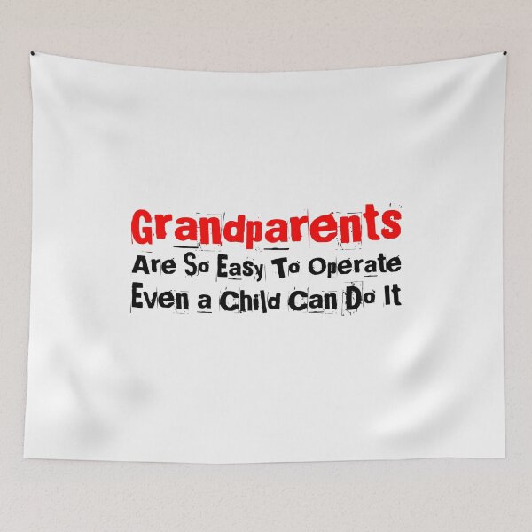 Item preview, Grandchildren Quote - Grandparents Are easy designed and sold by SuperMerchMan.