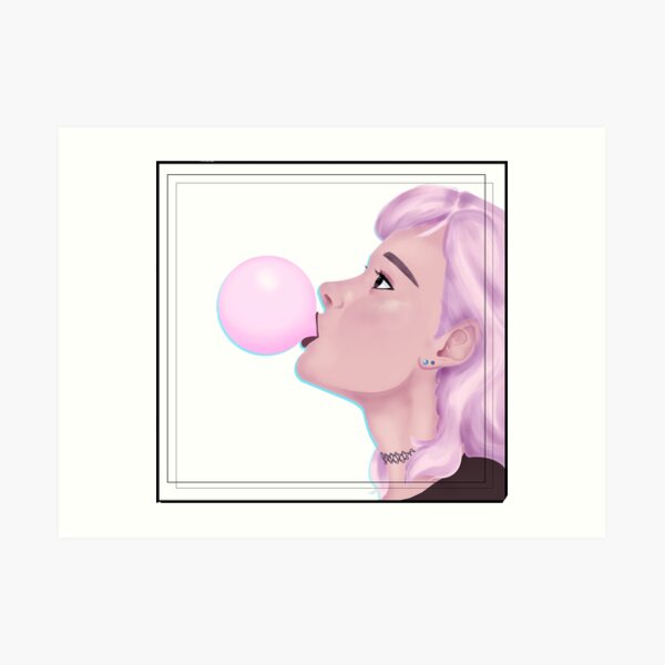 Bubble Gum Lyrics Art Prints Redbubble