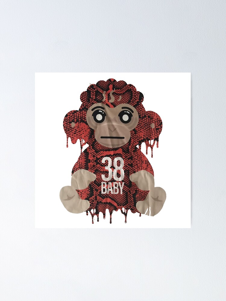 Youngboy Never Broke Again Colorful Monkey Gear 38 Baby Merch Nba