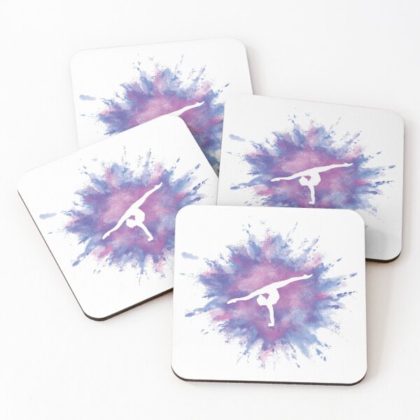 Item preview, Gymnast Rainbow Explosion Pink Blue designed and sold by Flexiblepeople.
