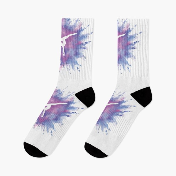Item preview, Gymnast Rainbow Explosion Pink Blue designed and sold by Flexiblepeople.