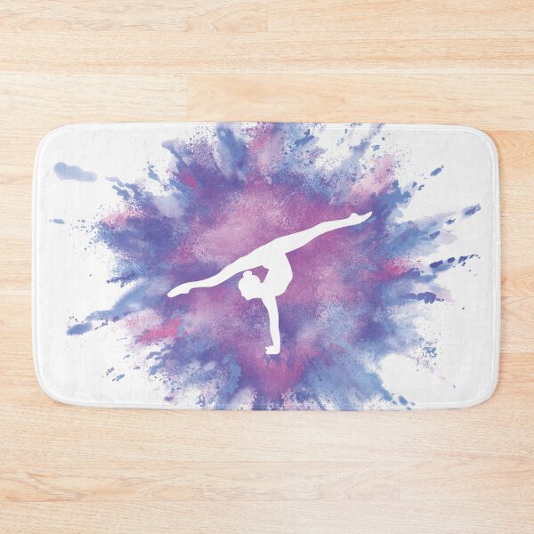 Item preview, Gymnast Rainbow Explosion Pink Blue designed and sold by Flexiblepeople.