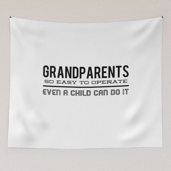 Item preview, Grandchildren Quote - Even A Child Can designed and sold by SuperMerchMan.