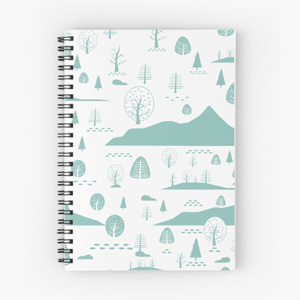 Item preview, Copy of Copy of Trees, Mountain, Fall Pattern in Blue designed and sold by acarrollton.