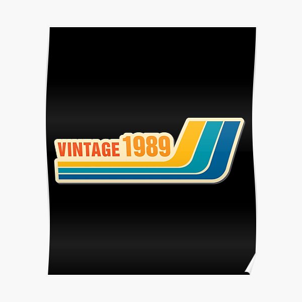 30th Birthday Gift Present Idea Girls Mum Her 1989 Women 30 White Sock Vintage