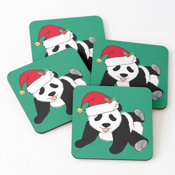 Item preview, Cute Christmas Panda Bear in Santa Hat designed and sold by Epic Love Designs.