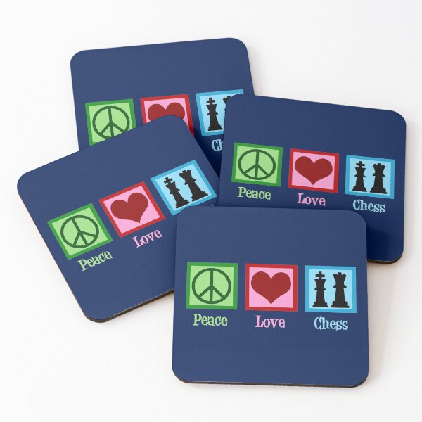 Item preview, Peace Love Chess designed and sold by Epic Love Designs.