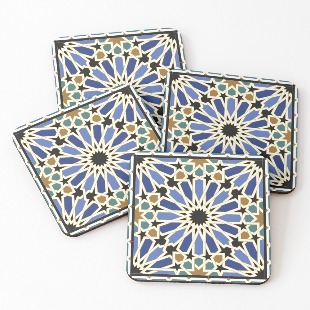Arabic Tile I Coasters (Set of 4)