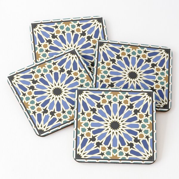 Arabic Tile I Coasters (Set of 4)