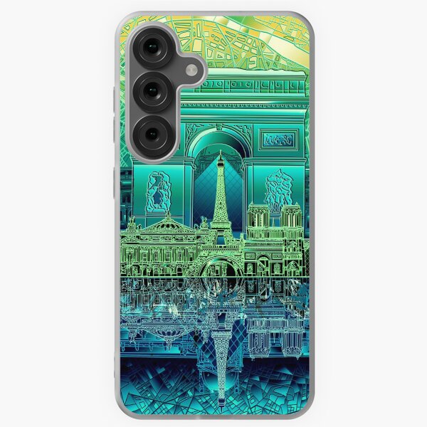 Item preview, paris skyline abstract 5 designed and sold by BekimART.