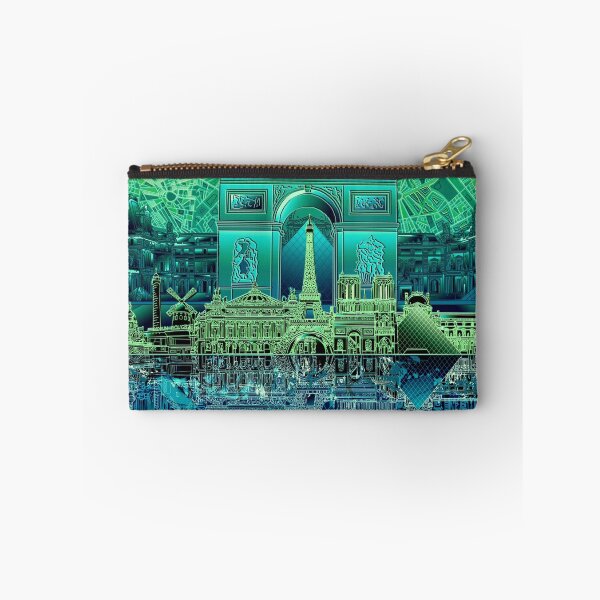 Item preview, paris skyline abstract 5 designed and sold by BekimART.