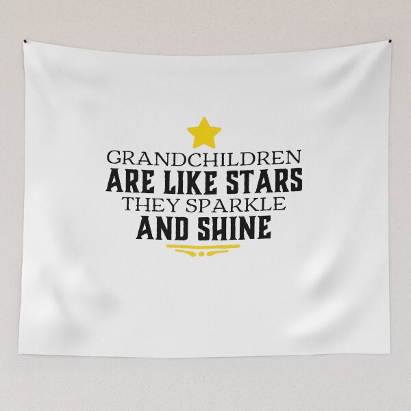 Item preview, Grandchildren Quote - Sparkle designed and sold by SuperMerchMan.