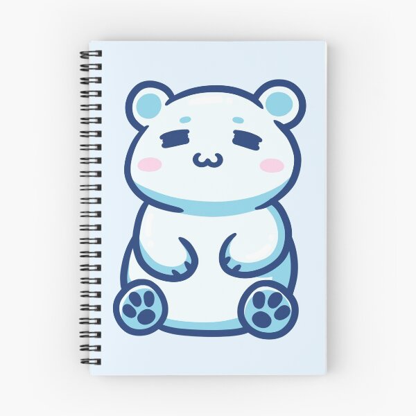 Item preview, Chubby Blue Polar Bear designed and sold by vanillaroseart.