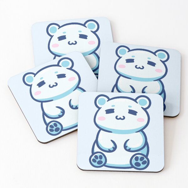 Item preview, Chubby Blue Polar Bear designed and sold by vanillaroseart.