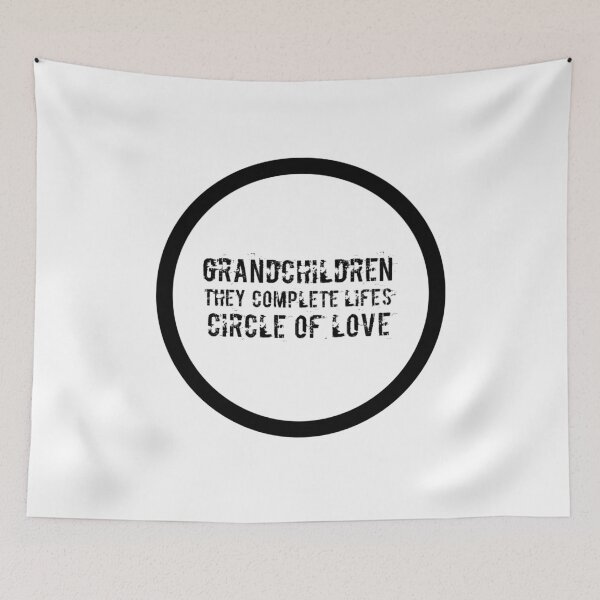 Item preview, Grandchildren Quote - Circle designed and sold by SuperMerchMan.