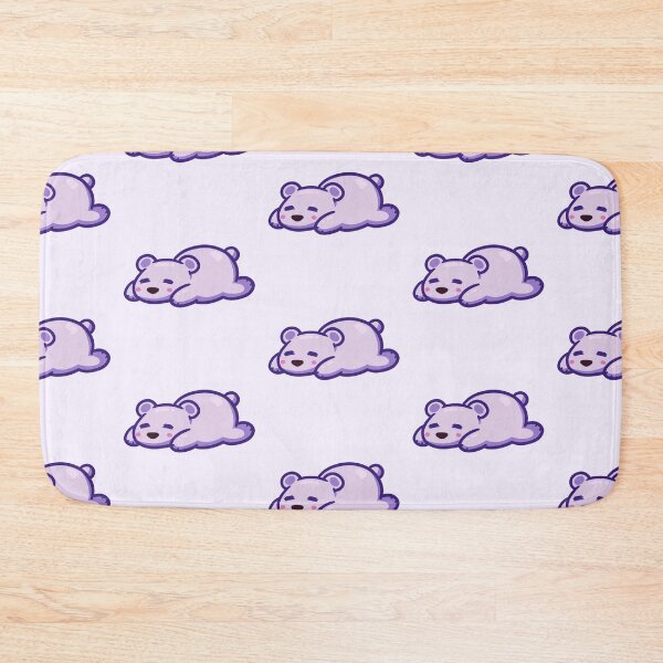 Item preview, Sleepy Violet Bear designed and sold by vanillaroseart.