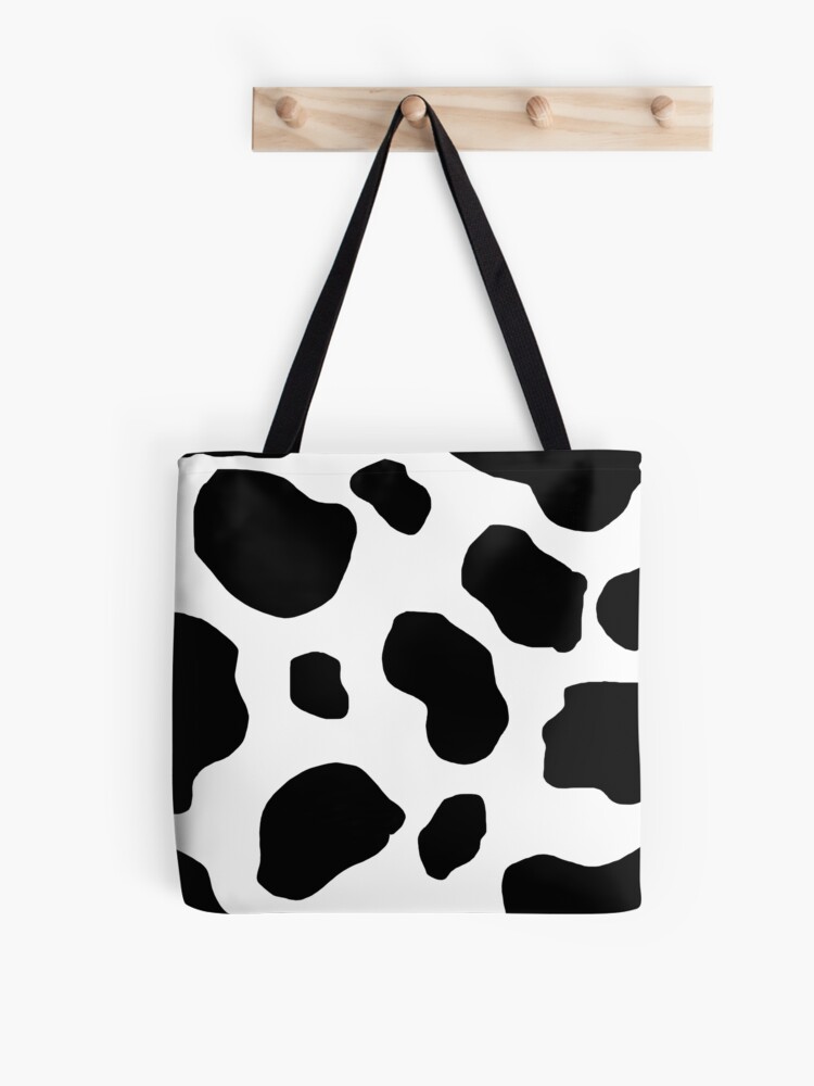  YongColer Modern Cow Print Tote Bag, Big Purse