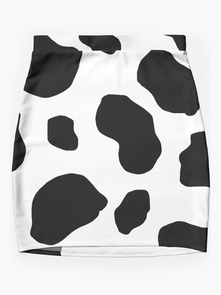 Discover Cow Print Skirt