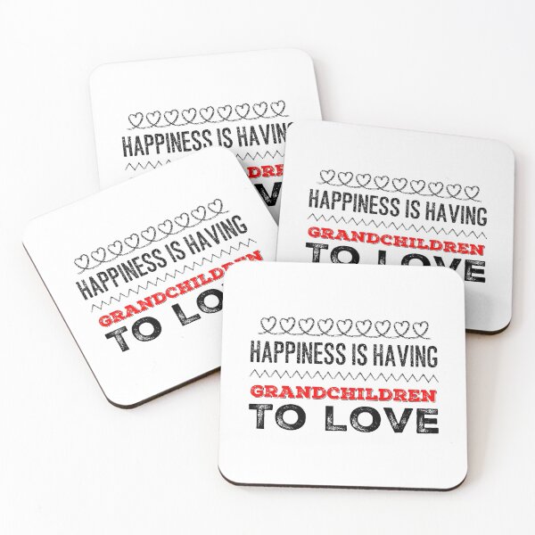 Item preview, Grandchildren Quote - Happiness Is designed and sold by SuperMerchMan.