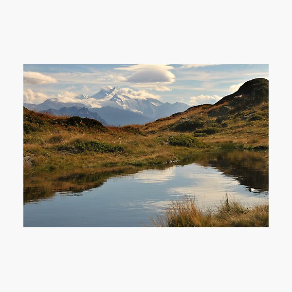Item preview, Swiss mountain lake designed and sold by Catherine Ames.