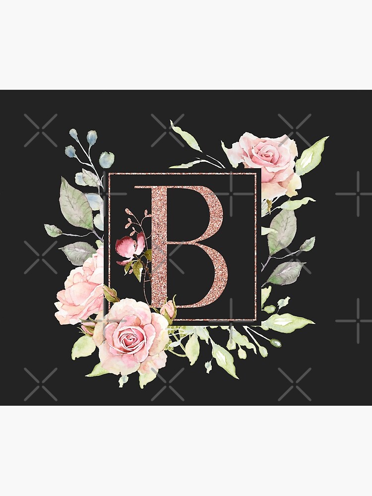 Roségold-Monogramm - B von Amanda-Lakey