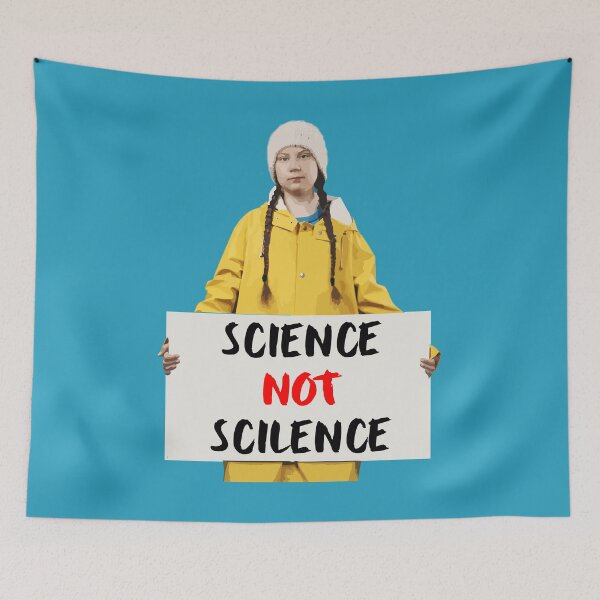 Item preview, Greta Thunberg Science Not Silence designed and sold by sedrann15.