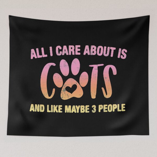 Item preview, All I Care About is Cats designed and sold by DisabledBlot.