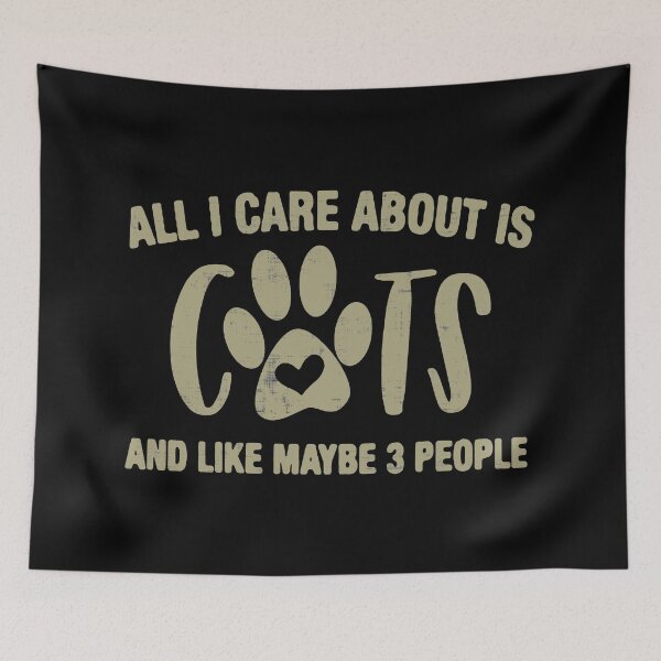 Item preview, All I Care About is Cats designed and sold by DisabledBlot.