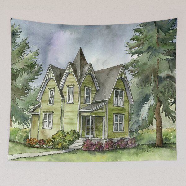 Item preview, The Green Clapboard House designed and sold by ShelleyYlstArt.