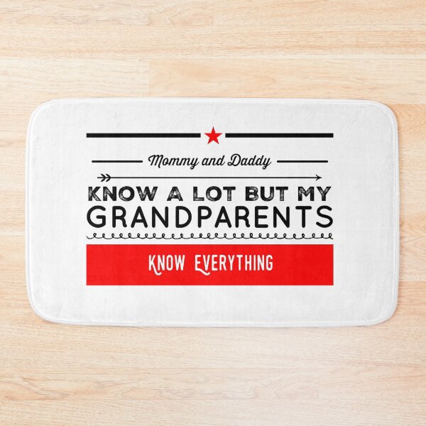 Item preview, Grandchildren Quote - Know Everything designed and sold by SuperMerchMan.