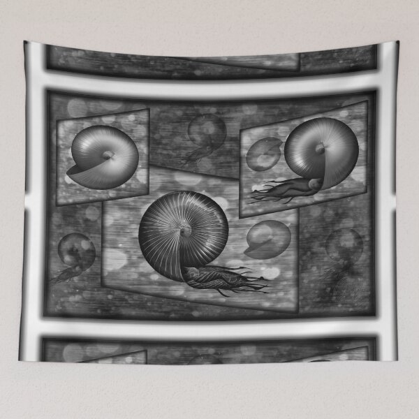Item preview, ©DAFractal Nautilus IAB Monochromatic designed and sold by OmarHernandez.