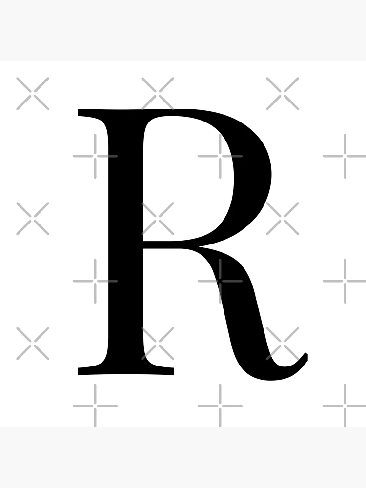 Thumbnail 4 of 4, Pillow, Letter R designed and sold by marosharaf.