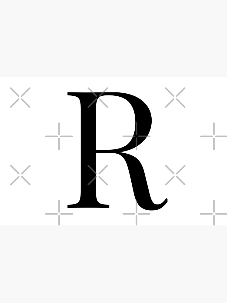 Thumbnail 4 of 4, Zipper Pouch, Letter R designed and sold by marosharaf.