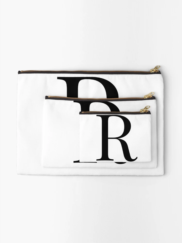 Thumbnail 2 of 4, Zipper Pouch, Letter R designed and sold by marosharaf.