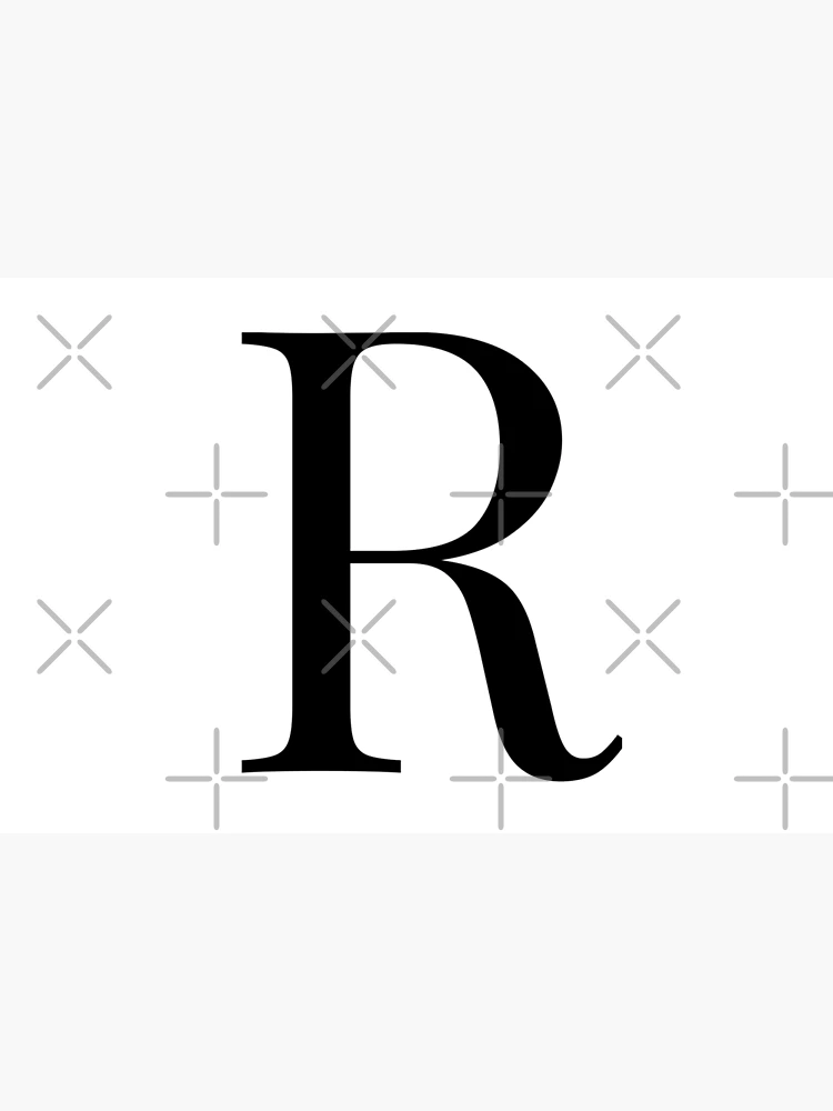 Thumbnail 6 of 6, Bath Mat, Letter R designed and sold by marosharaf.