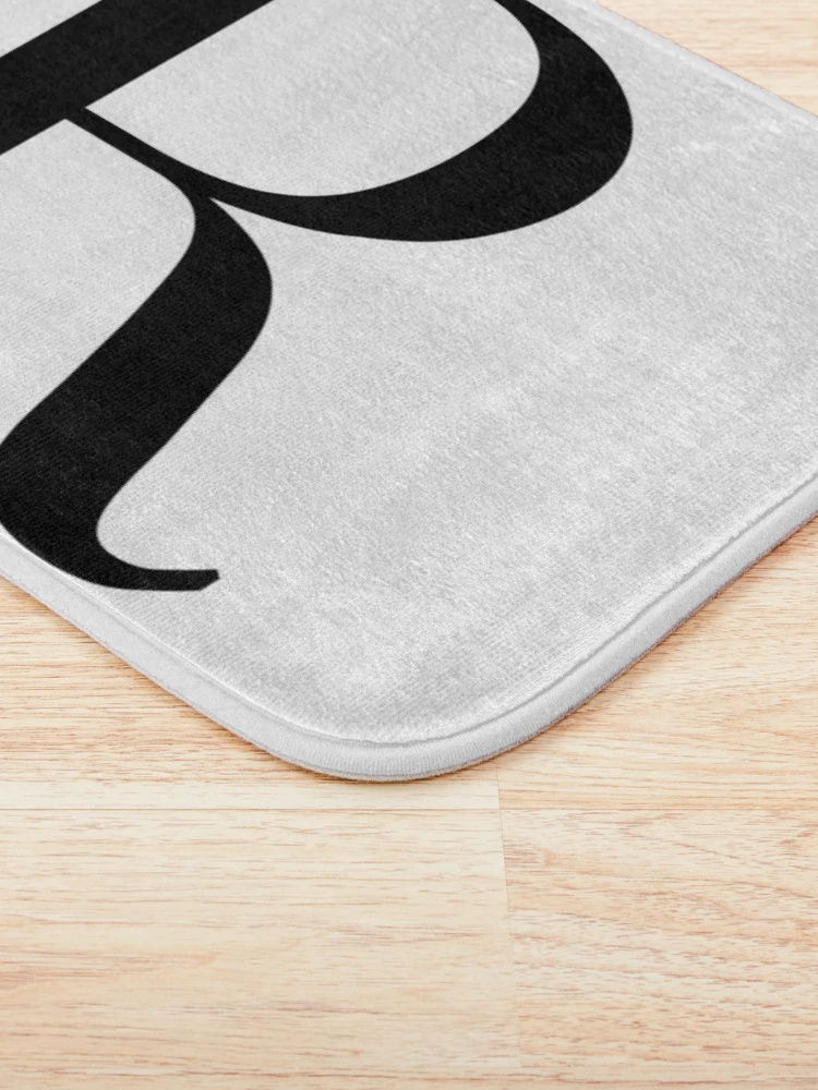 Thumbnail 3 of 6, Bath Mat, Letter R designed and sold by marosharaf.