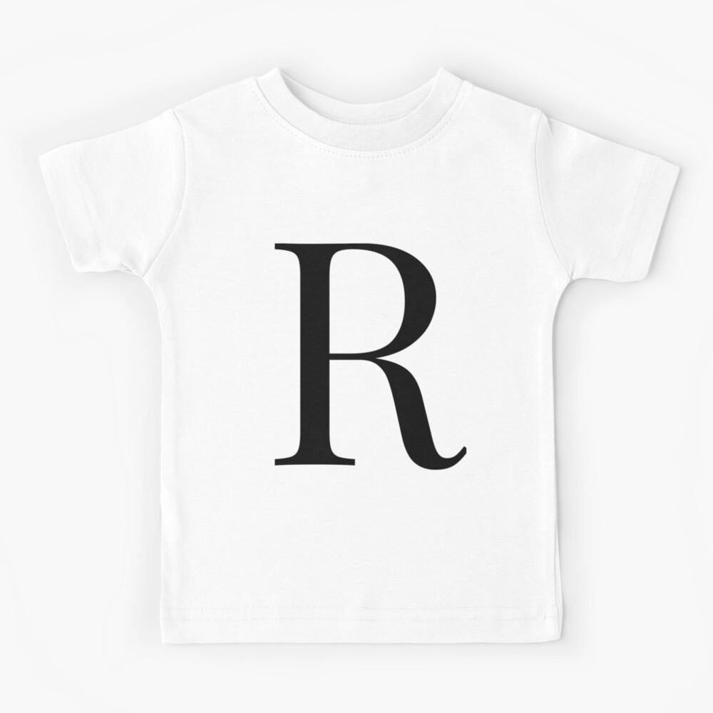 Letter R Kids T Shirt By Marosharaf Redbubble