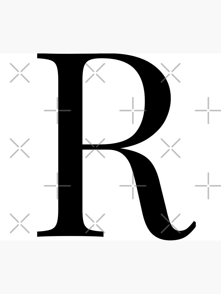 Letter R Metal Print for Sale by Marwa Sharafeldin | Redbubble