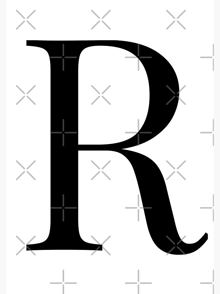 Letter R\