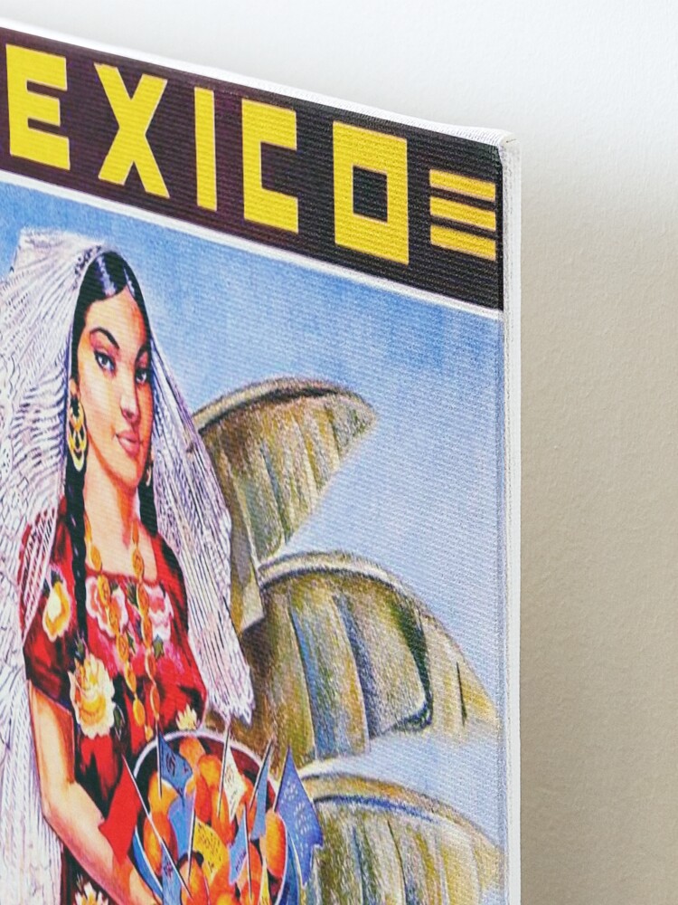 Alternate view of Vintage Mexico Travel Poster Mounted Print