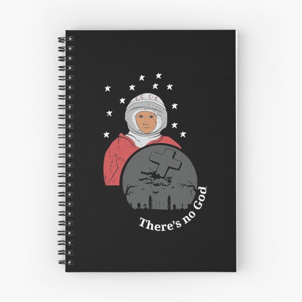 Item preview, There's No God Retro Atheist Space designed and sold by Phaedra Jones.
