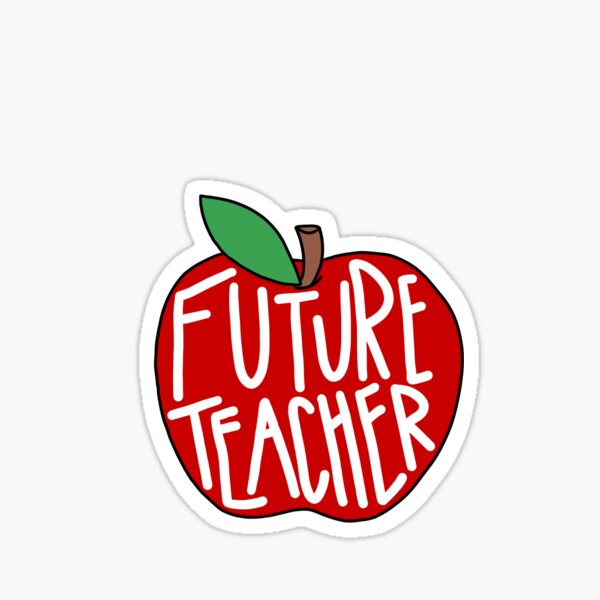 Item preview, Future Teacher Apple - All caps designed and sold by lexih98.