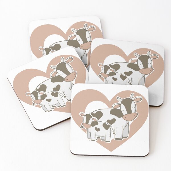 Item preview, Cute Cow Heart designed and sold by eternallygifted.