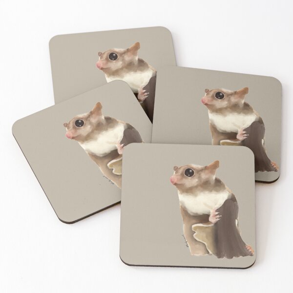 Item preview, Sugar Glider Portrait- Hugging a Tree Branch   designed and sold by LordGraceArt.
